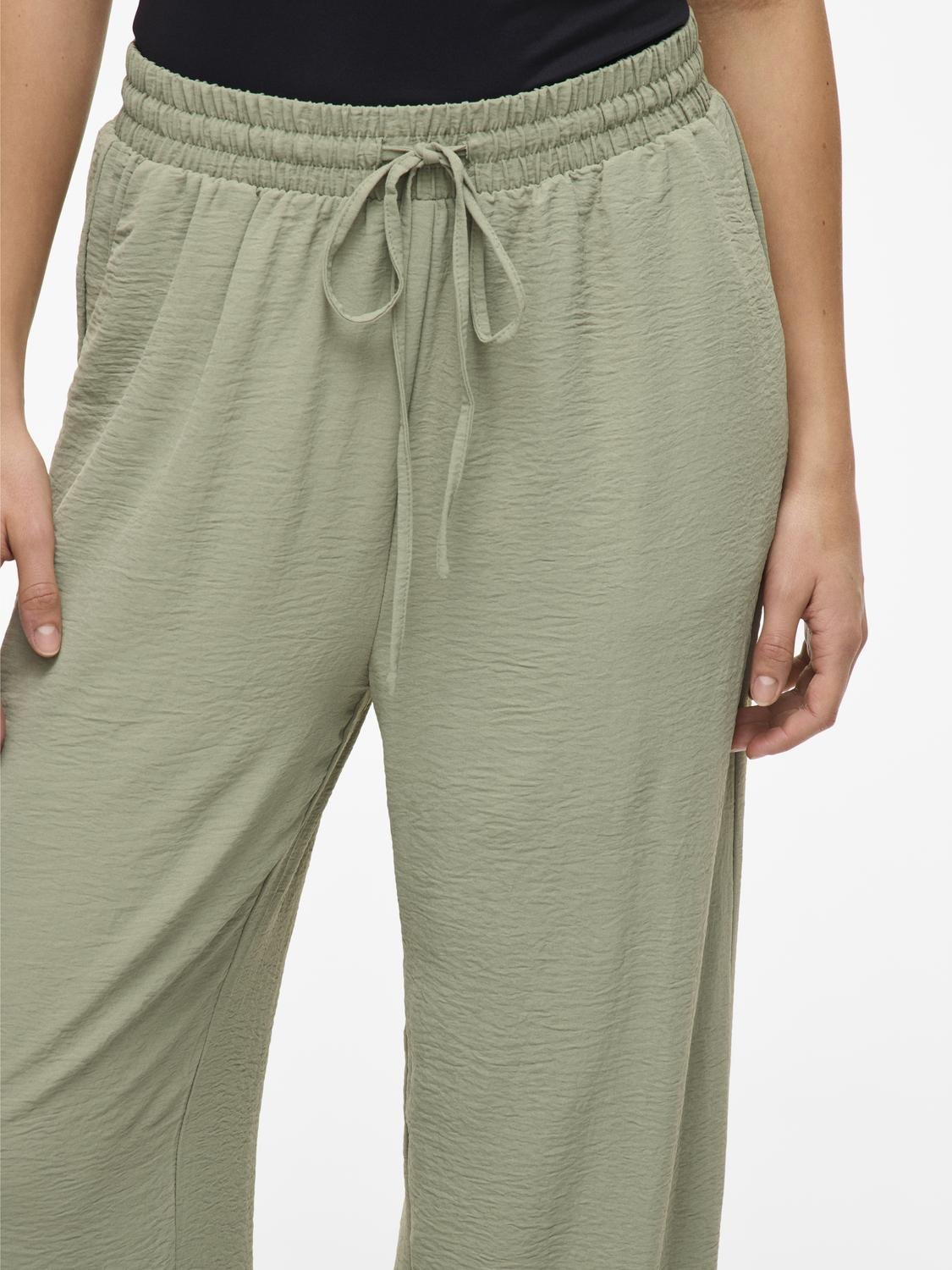 VIJOSA Trousers - Oil Green - VERO MODA & VILA Bergvik